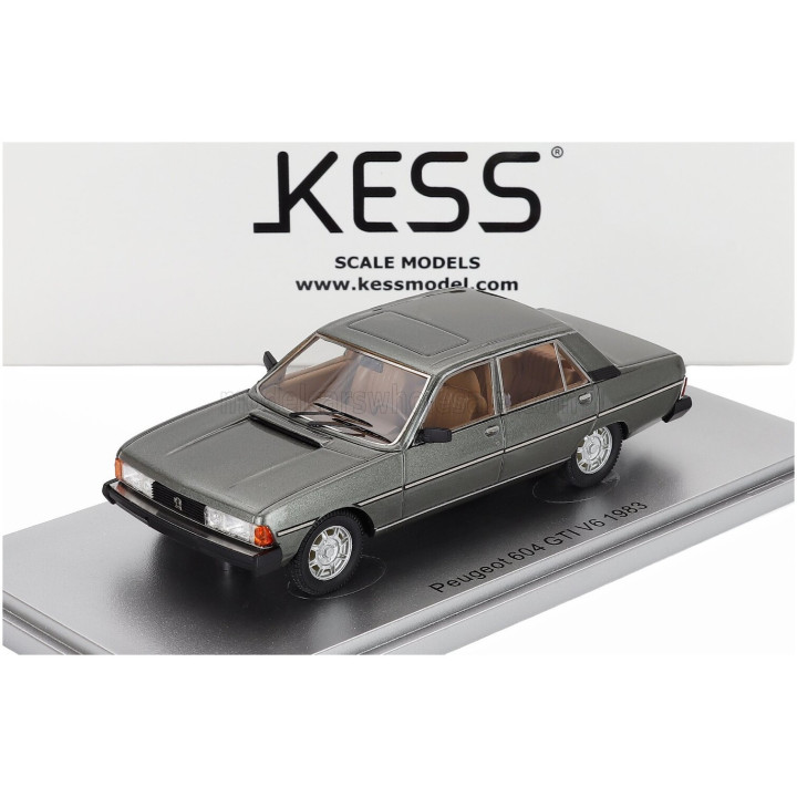KESS MODEL PEUGEOT 604 GTi V6 1983 - GREY MET 1/43