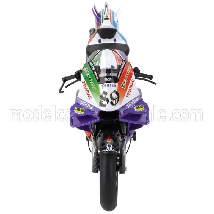 KILOWORKS DUCATI DESMOSEDICI GP23 TEAM PRIMA PRAMAC RACING N 89 MOTOGP ITALY GP 2023 JORGE MARTIN - PURPLE BLUE 1/12