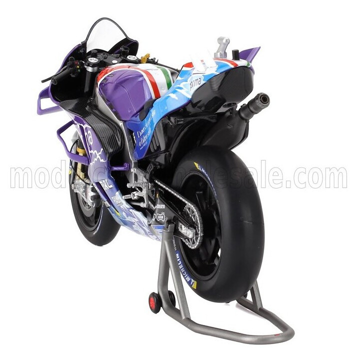 KILOWORKS DUCATI DESMOSEDICI GP23 TEAM PRIMA PRAMAC RACING N 5 MOTOGP ITALY GP 2023 JOHANN ZARCO - PURPLE BLUE 1/12