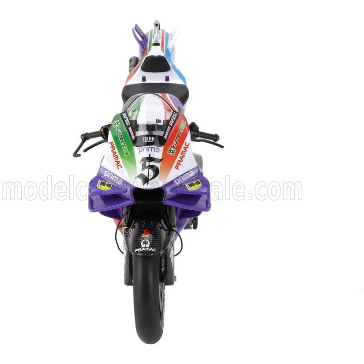 KILOWORKS DUCATI DESMOSEDICI GP23 TEAM PRIMA PRAMAC RACING N 5 MOTOGP ITALY GP 2023 JOHANN ZARCO - PURPLE BLUE 1/12