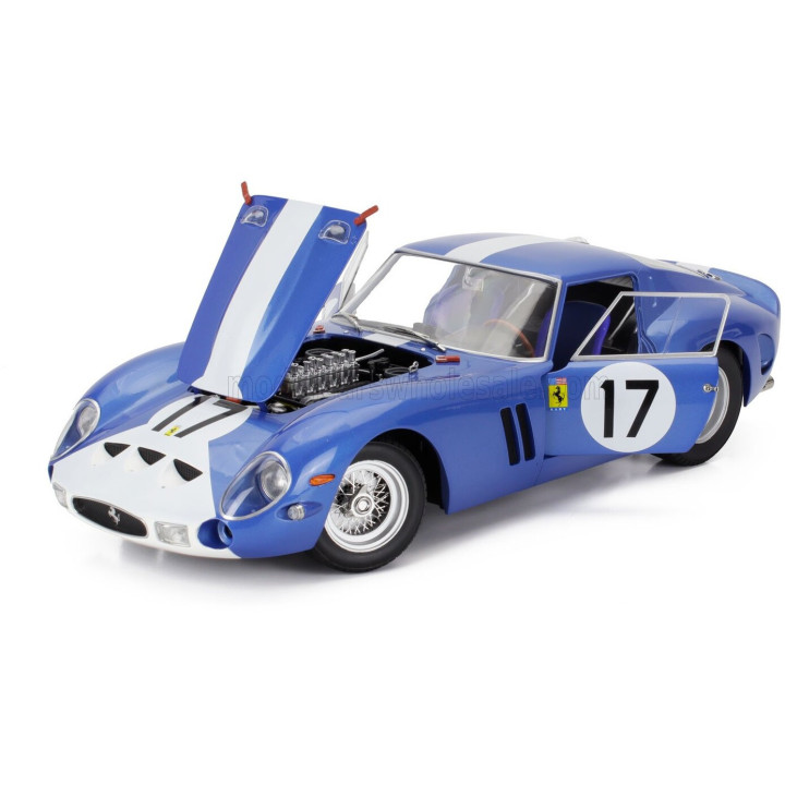 KK SCALE FERRARI 250 GTO 3.0L V12 TEAM N.A.R.T. NORTH AMERICAN RACING N 17 24h LE MANS 1962 BOB GROSSMAN - GLENN ROBERTS