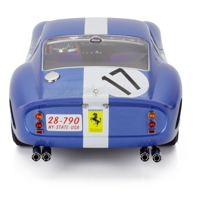 KK SCALE FERRARI 250 GTO 3.0L V12 TEAM N.A.R.T. NORTH AMERICAN RACING N 17 24h LE MANS 1962 BOB GROSSMAN - GLENN ROBERTS