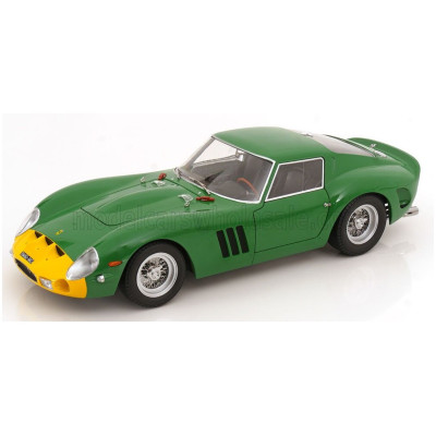 KK SCALE FERRARI 250 GTO 3.0L V12 COUPE 1962 - GREEN YELLOW 1/12