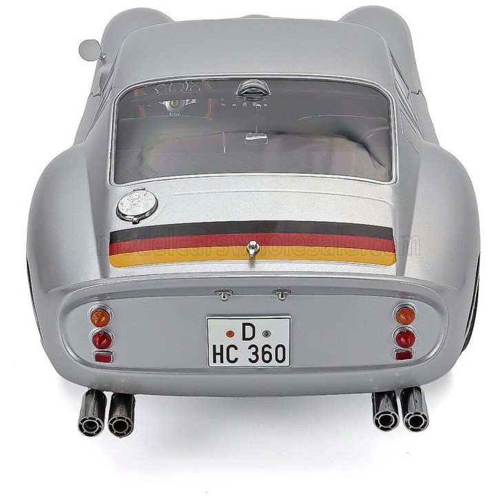 KK SCALE FERRARI 250 GTO 3.0L V12 COUPE N 34 HOCKENHEIM 1963 HERMANN CORDES - SILVER 1/12