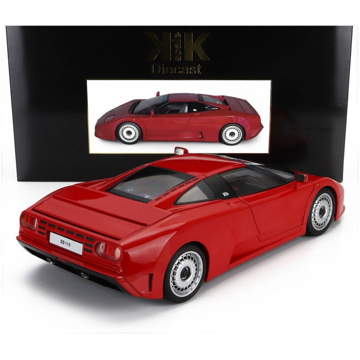 KK SCALE BUGATTI EB110 1991 - RED 1/12