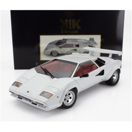 KK SCALE LAMBORGHINI COUNTACH LP 5000S QV 1985 - WHITE 1/12