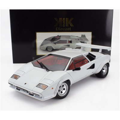 KK SCALE LAMBORGHINI COUNTACH LP 5000S QV 1985 - WHITE 1/12