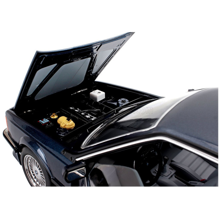KK SCALE BMW 6-SERIES M635 CSI (E24) COUPE 1987 - CERCHI ALPINA - ALPINA RIMS - BLUE MET 1/12