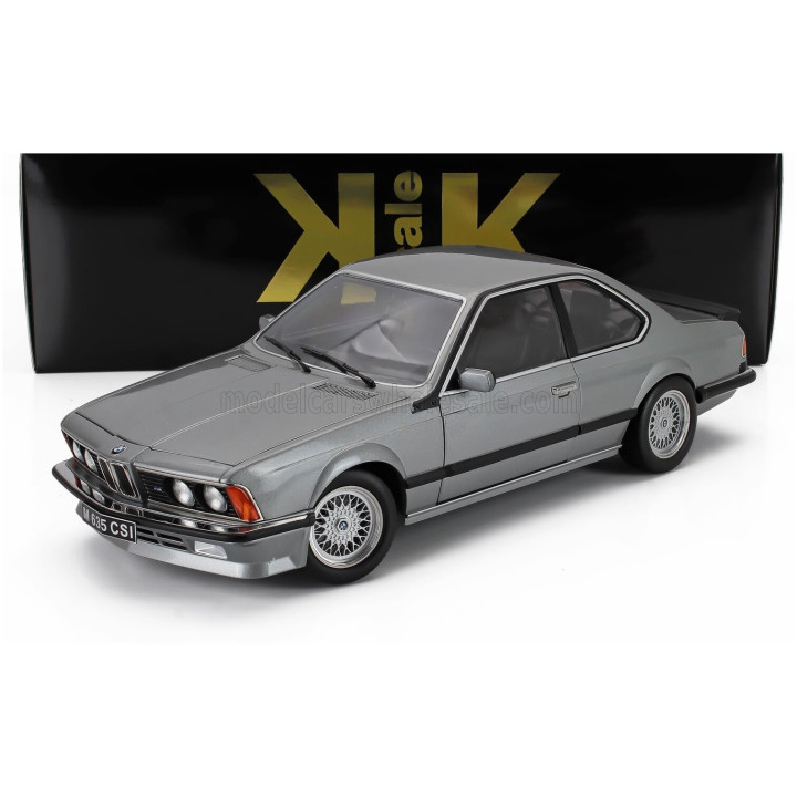 KK SCALE BMW 6-SERIES M635 CSI (E24) COUPE 1987 - GREY MET 1/12
