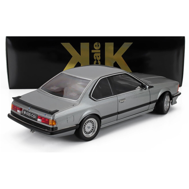 KK SCALE BMW 6-SERIES M635 CSI (E24) COUPE 1987 - GREY MET 1/12