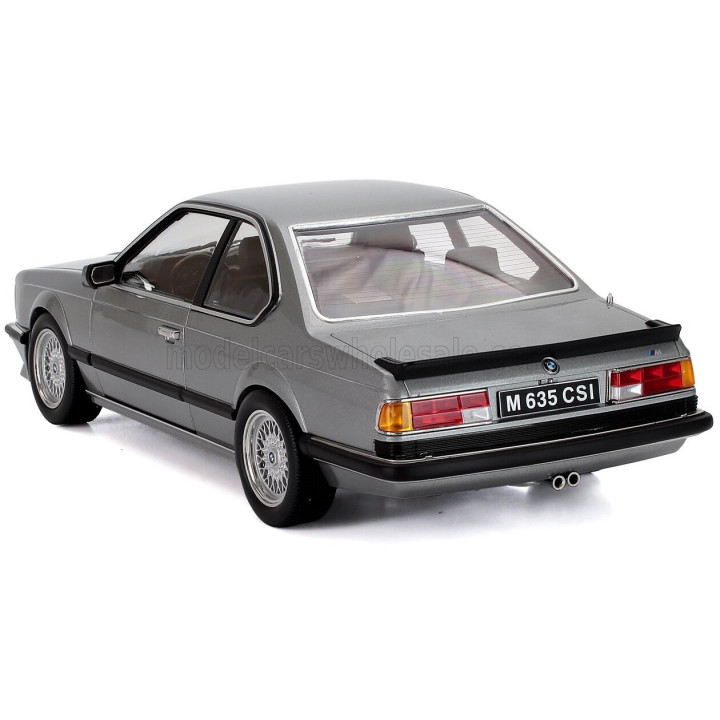 KK SCALE BMW 6-SERIES M635 CSI (E24) COUPE 1987 - GREY MET 1/12