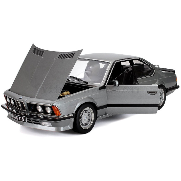 KK SCALE BMW 6-SERIES M635 CSI (E24) COUPE 1987 - GREY MET 1/12