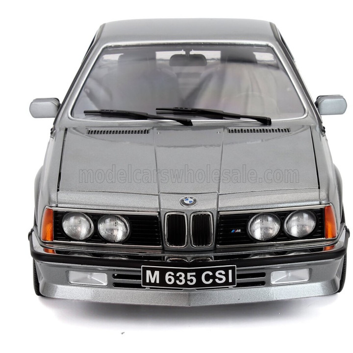 KK SCALE BMW 6-SERIES M635 CSI (E24) COUPE 1987 - GREY MET 1/12