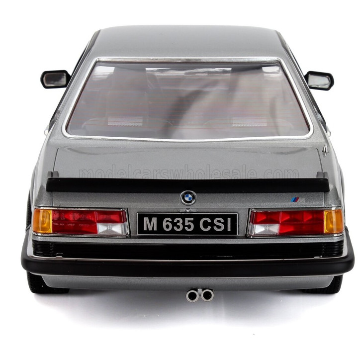 KK SCALE BMW 6-SERIES M635 CSI (E24) COUPE 1987 - GREY MET 1/12