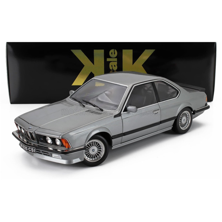 KK SCALE BMW 6-SERIES M635 CSI (E24) COUPE 1987 - CERCHI ALPINA - ALPINA RIMS - GREY MET 1/12
