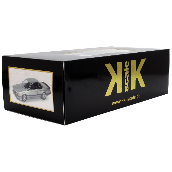 KK SCALE BMW 6-SERIES M635 CSI (E24) COUPE 1987 - CERCHI ALPINA - ALPINA RIMS - GREY MET 1/12