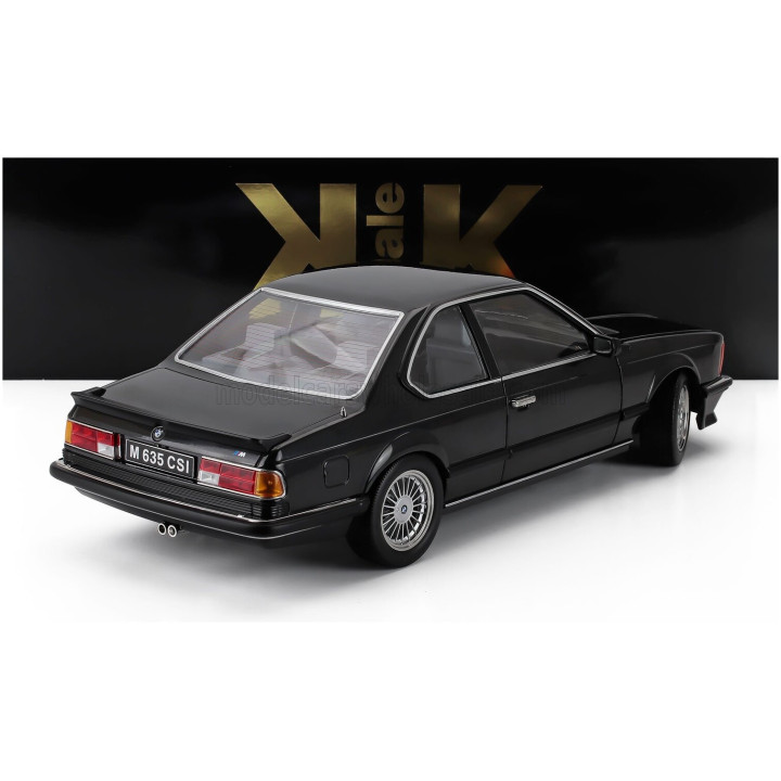 KK SCALE BMW 6-SERIES M635 CSI (E24) COUPE 1987 - CERCHI ALPINA - ALPINA RIMS - BLACK 1/12