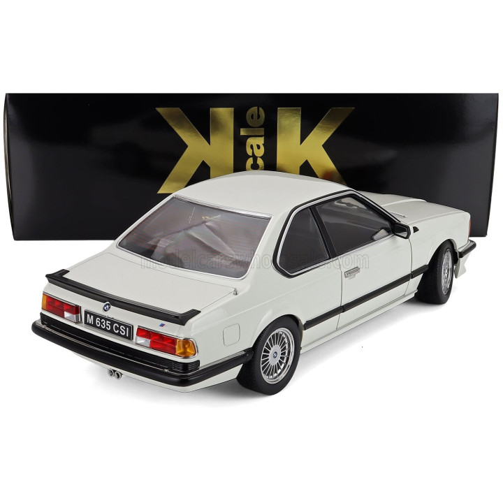 KK SCALE BMW 6-SERIES M635 CSI (E24) COUPE 1987 - CERCHI ALPINA - ALPINA RIMS - WHITE 1/12