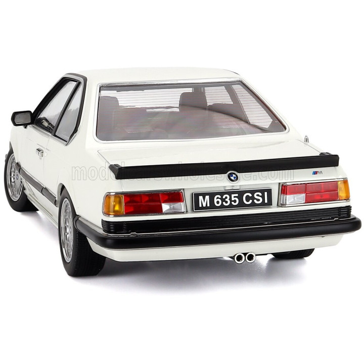 KK SCALE BMW 6-SERIES M635 CSI (E24) COUPE 1987 - CERCHI ALPINA - ALPINA RIMS - WHITE 1/12