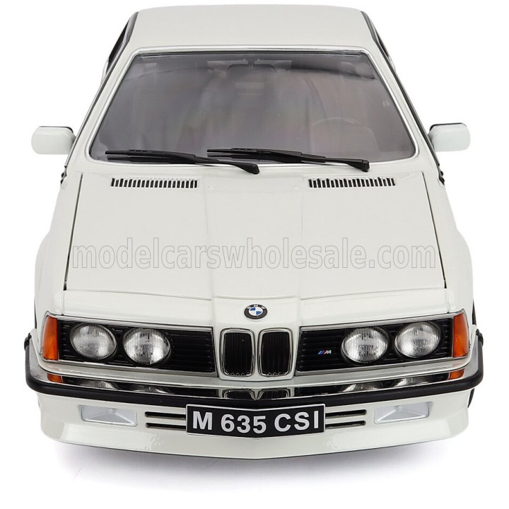 KK SCALE BMW 6-SERIES M635 CSI (E24) COUPE 1987 - CERCHI ALPINA - ALPINA RIMS - WHITE 1/12
