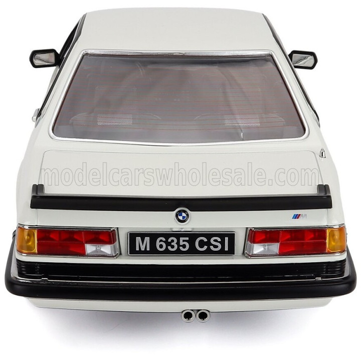 KK SCALE BMW 6-SERIES M635 CSI (E24) COUPE 1987 - CERCHI ALPINA - ALPINA RIMS - WHITE 1/12