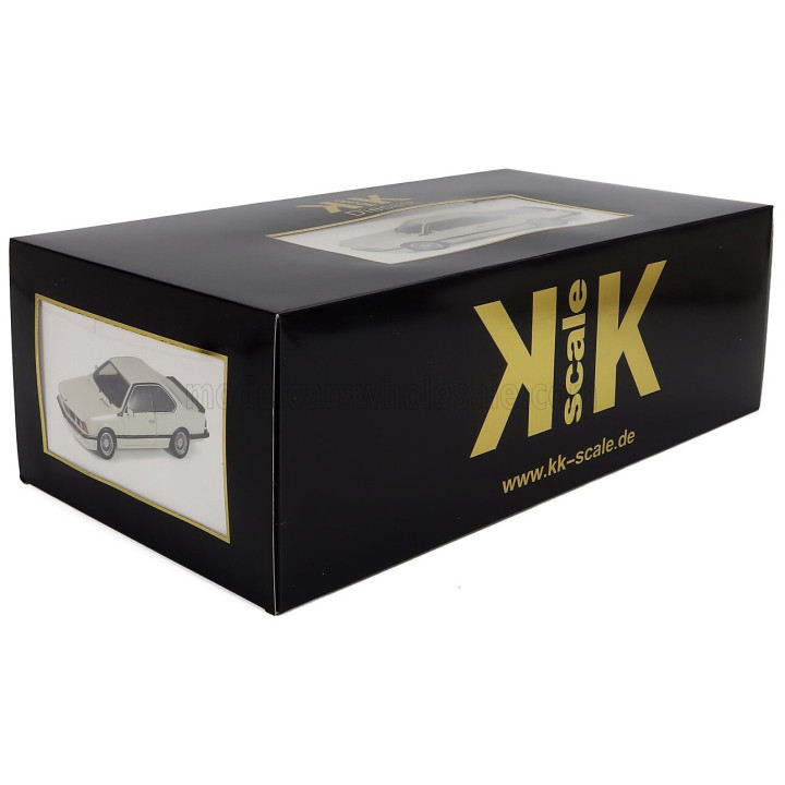 KK SCALE BMW 6-SERIES M635 CSI (E24) COUPE 1987 - CERCHI ALPINA - ALPINA RIMS - WHITE 1/12