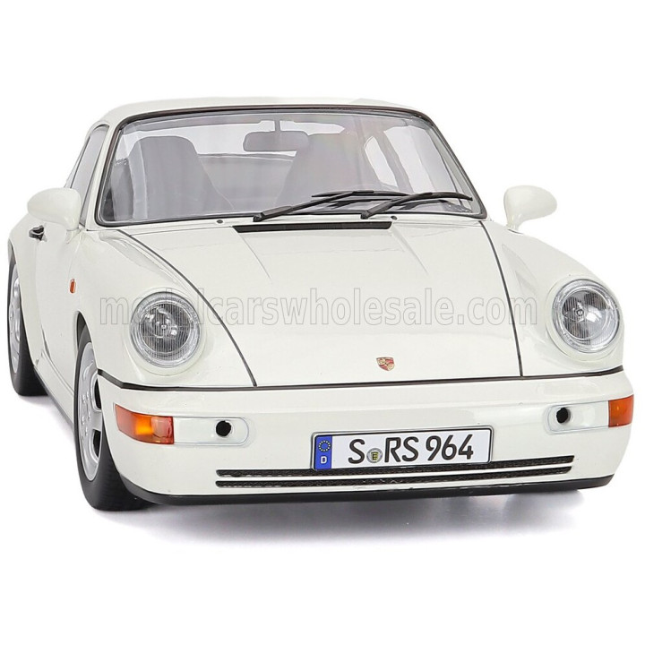 KK SCALE PORSCHE 911 964 RS COUPE 1992 - CERCHI CUP - CUP RIMS - WHITE 1/12