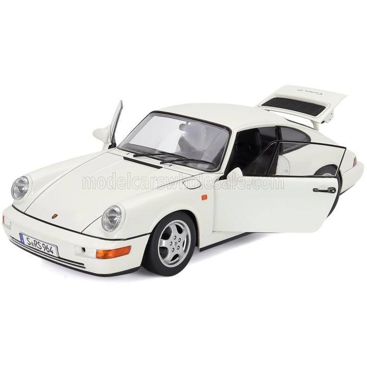 KK SCALE PORSCHE 911 964 RS COUPE 1992 - CERCHI CUP - CUP RIMS - WHITE 1/12