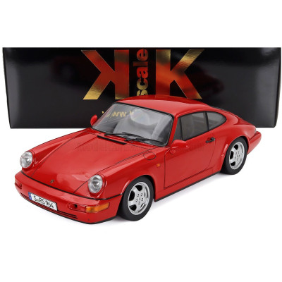 KK SCALE PORSCHE 911 964 RS COUPE 1992 - CERCHI CUP - CUP RIMS - RED 1/12