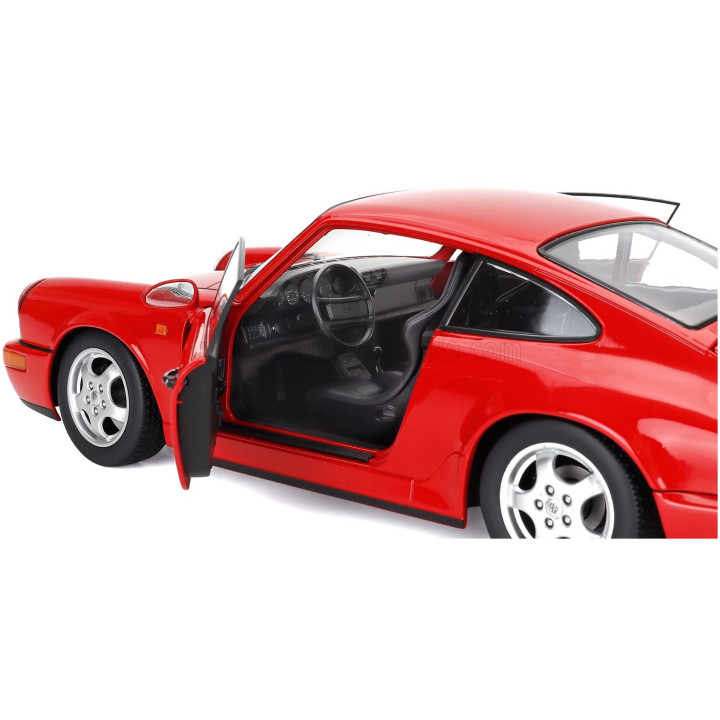 KK SCALE PORSCHE 911 964 RS COUPE 1992 - CERCHI CUP - CUP RIMS - RED 1/12