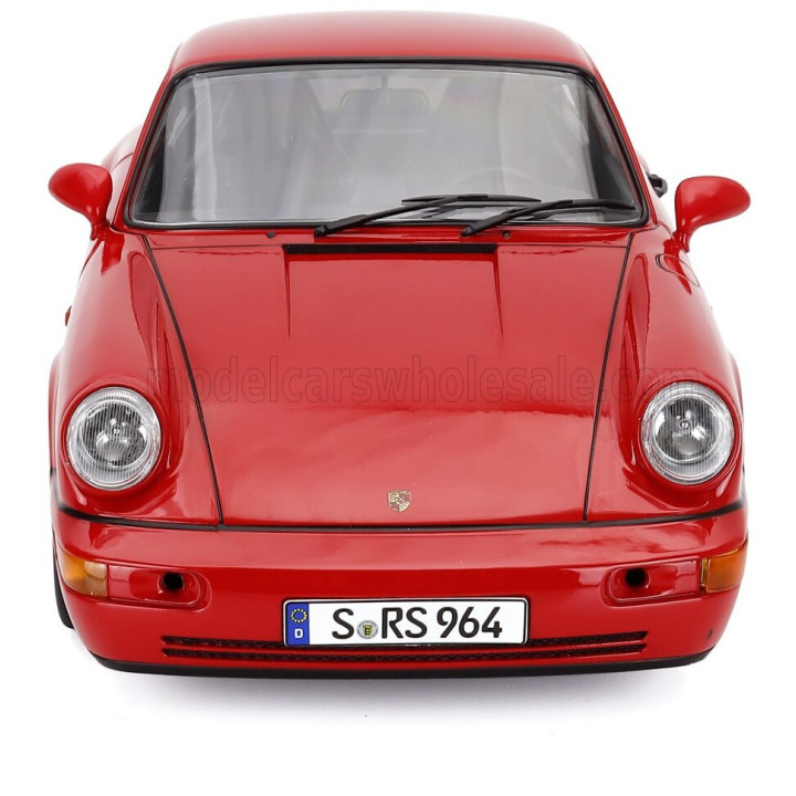 KK SCALE PORSCHE 911 964 RS COUPE 1992 - CERCHI CUP - CUP RIMS - RED 1/12