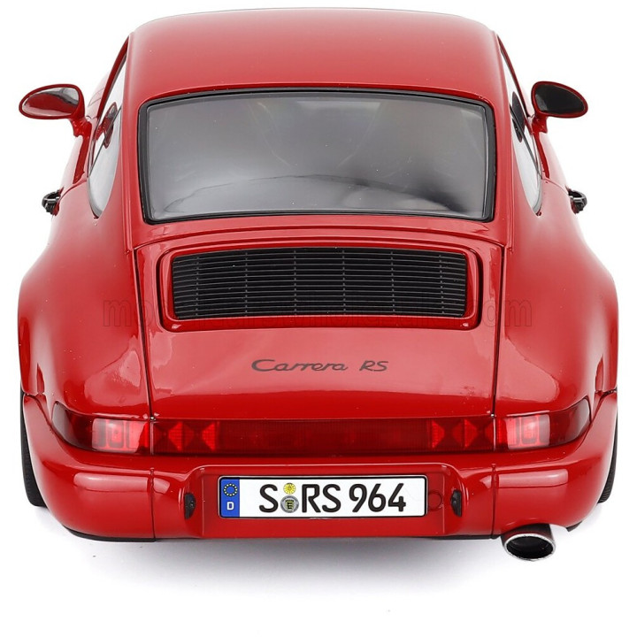 KK SCALE PORSCHE 911 964 RS COUPE 1992 - CERCHI CUP - CUP RIMS - RED 1/12