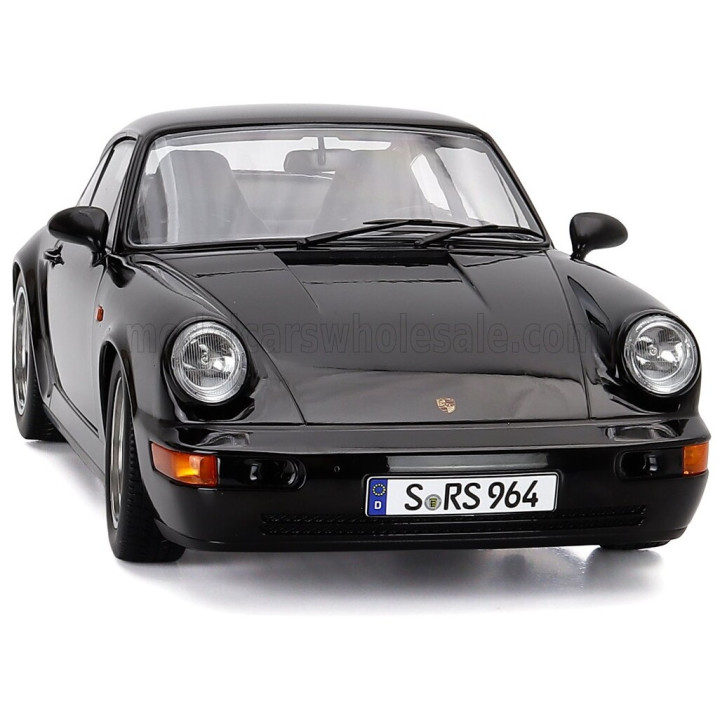 KK SCALE PORSCHE 911 964 RS COUPE 1992 - CERCHI SPEEDLINE - SPEEDLINE RIMS - BLACK 1/12