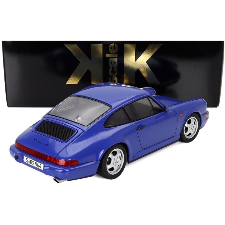 KK SCALE PORSCHE 911 964 RS COUPE 1992 - CERCHI CUP - CUP RIMS - BLUE 1/12