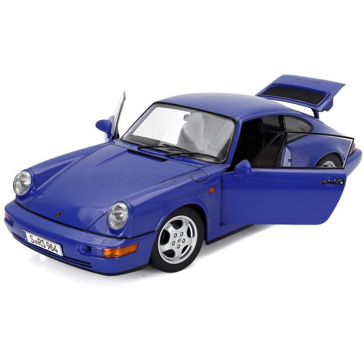 KK SCALE PORSCHE 911 964 RS COUPE 1992 - CERCHI CUP - CUP RIMS - BLUE 1/12
