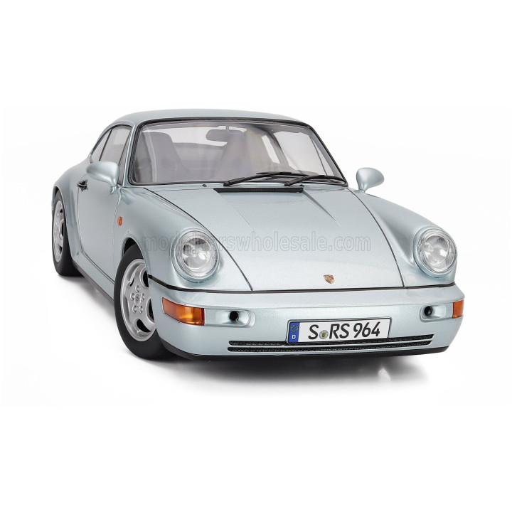 KK SCALE PORSCHE 911 964 RS WITH CUP RIMS 1992 - POLAR WHITE 1/12