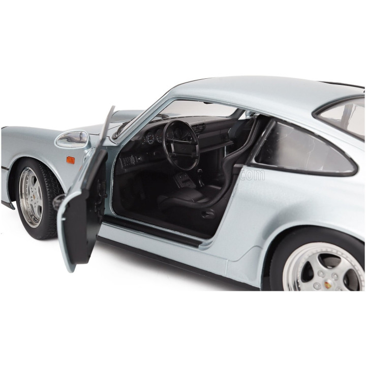 KK SCALE PORSCHE 911 964 RS WITH SPEEDLINE RIMS 1992 - POLAR WHITE 1/12