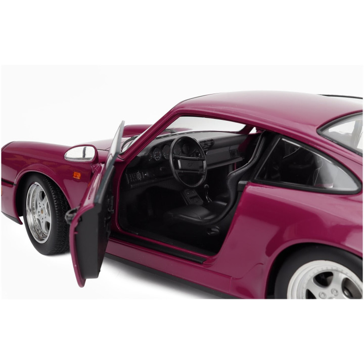 KK SCALE PORSCHE 911 964 RS WITH SPEEDLINE RIMS 1992 - RUBY RED 1/12