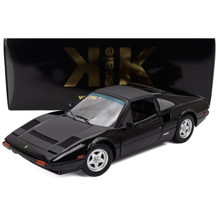 KK SCALE FERRARI 308 GTS QUATTROVALVOLE USA VERSION 1982 - BLACK 1/12