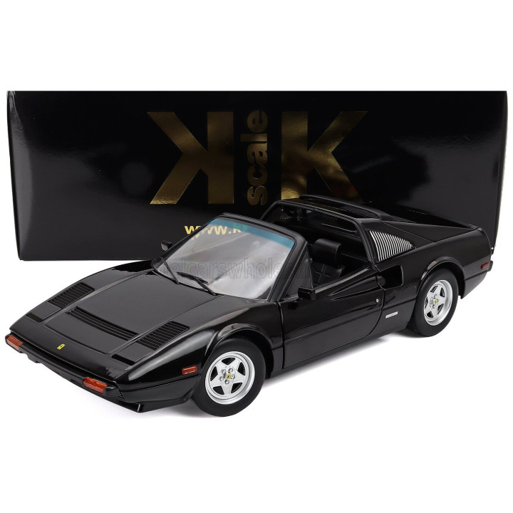 KK SCALE FERRARI 308 GTS QUATTROVALVOLE USA VERSION 1982 - BLACK 1/12