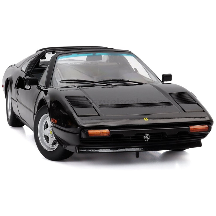 KK SCALE FERRARI 308 GTS QUATTROVALVOLE USA VERSION 1982 - BLACK 1/12