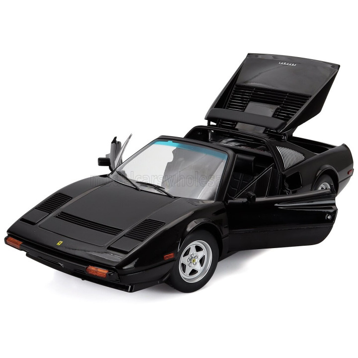KK SCALE FERRARI 308 GTS QUATTROVALVOLE USA VERSION 1982 - BLACK 1/12