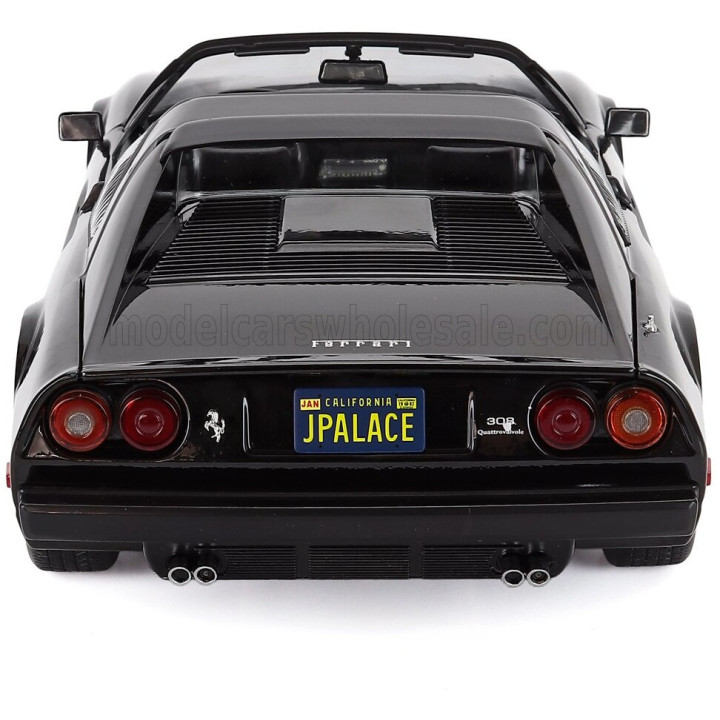 KK SCALE FERRARI 308 GTS QUATTROVALVOLE USA VERSION 1982 - BLACK 1/12