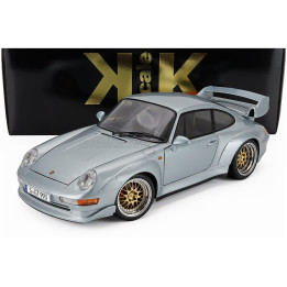 KK SCALE PORSCHE 911 993 GT2 COUPE 1996 - CERCHI BBS - BBS RIMS - SILVER 1/12