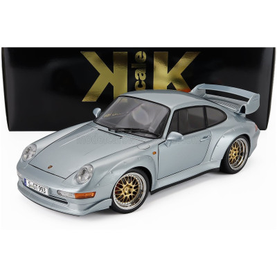 KK SCALE PORSCHE 911 993 GT2 COUPE 1996 - CERCHI BBS - BBS RIMS - SILVER 1/12
