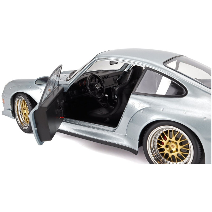 KK SCALE PORSCHE 911 993 GT2 COUPE 1996 - CERCHI BBS - BBS RIMS - SILVER 1/12