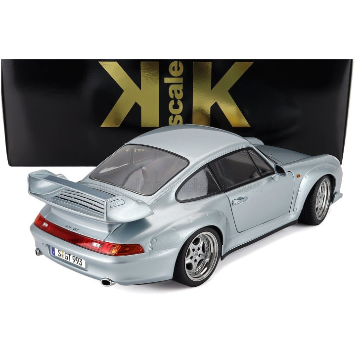 KK SCALE PORSCHE 911 993 GT2 COUPE 1996 - CERCHI SPEEDLINE - SPEEDLINE RIMS - SILVER 1/12