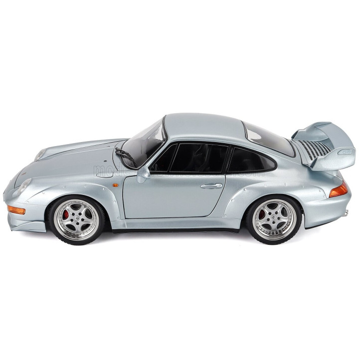 KK SCALE PORSCHE 911 993 GT2 COUPE 1996 - CERCHI SPEEDLINE - SPEEDLINE RIMS - SILVER 1/12