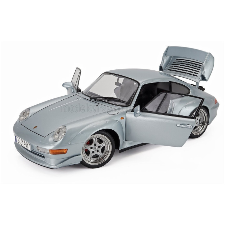 KK SCALE PORSCHE 911 993 GT2 COUPE 1996 - CERCHI SPEEDLINE - SPEEDLINE RIMS - SILVER 1/12