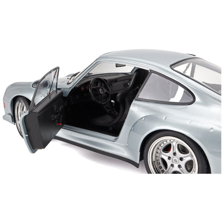 KK SCALE PORSCHE 911 993 GT2 COUPE 1996 - CERCHI SPEEDLINE - SPEEDLINE RIMS - SILVER 1/12